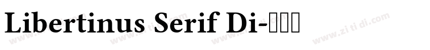 Libertinus Serif Di字体转换